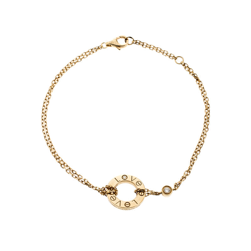 [CiCi]LOVE BRACELET 2 DIAMOND