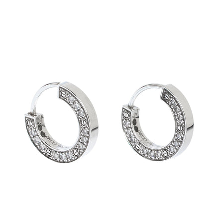 [CiCi]LOVE DIAMOND EARRINGS