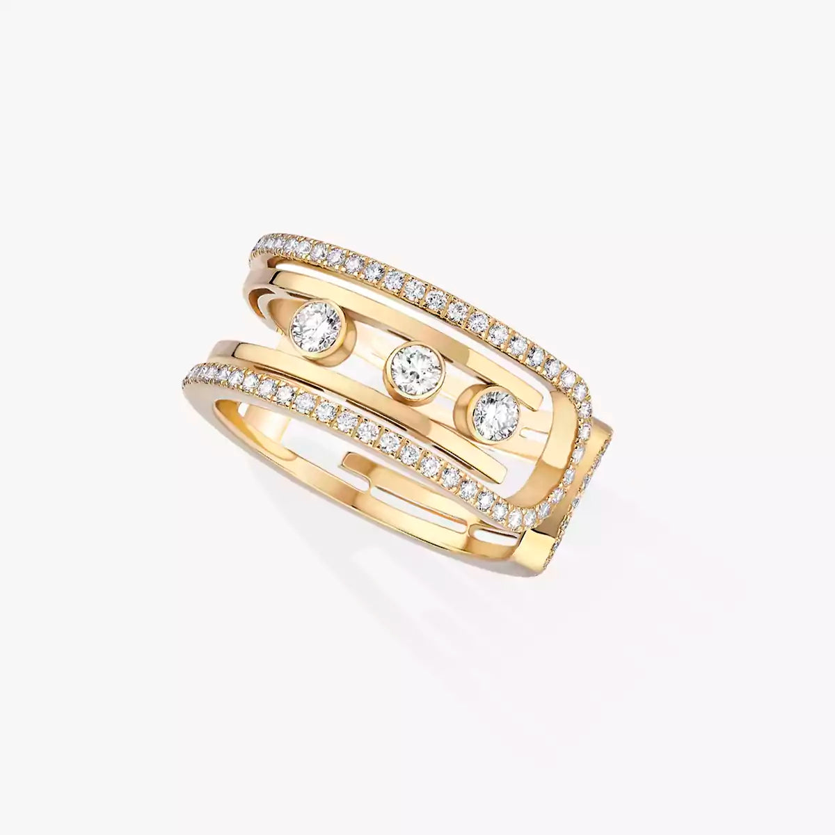 [CiCi]Move 10th Diamond Ring in Gold