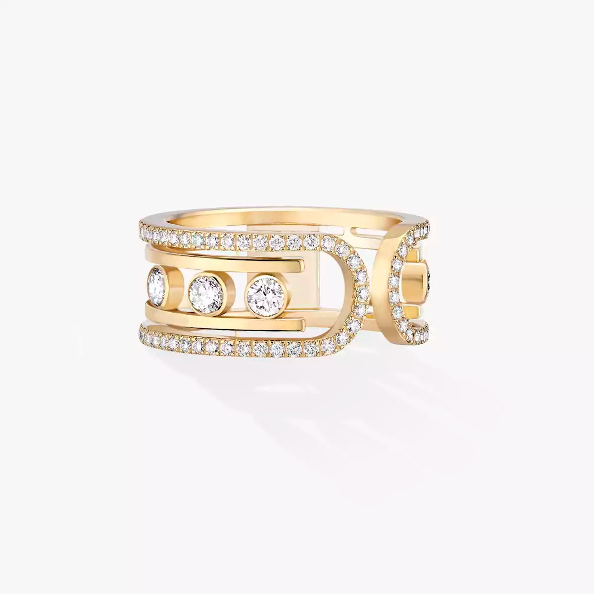 [CiCi]Move 10th Diamond Ring in Gold