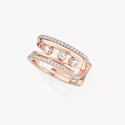 [CiCi]Move 10th Diamond Ring in Gold