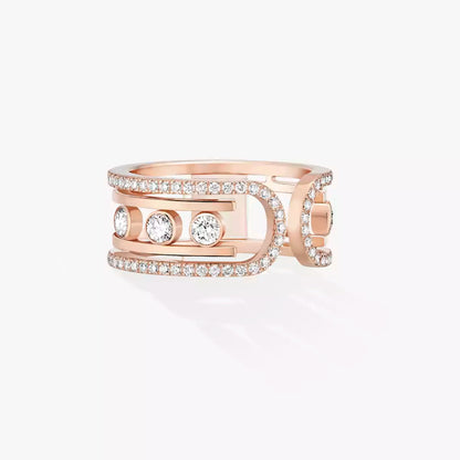 [CiCi]Move 10th Diamond Ring in Gold