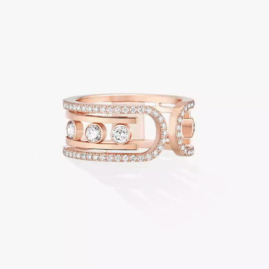 [CiCi]Move 10th Diamond Ring in Gold