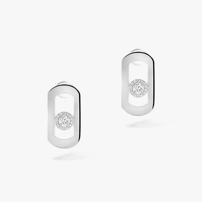 [CiCi]So Move Diamond Earrings in Yellow Gold