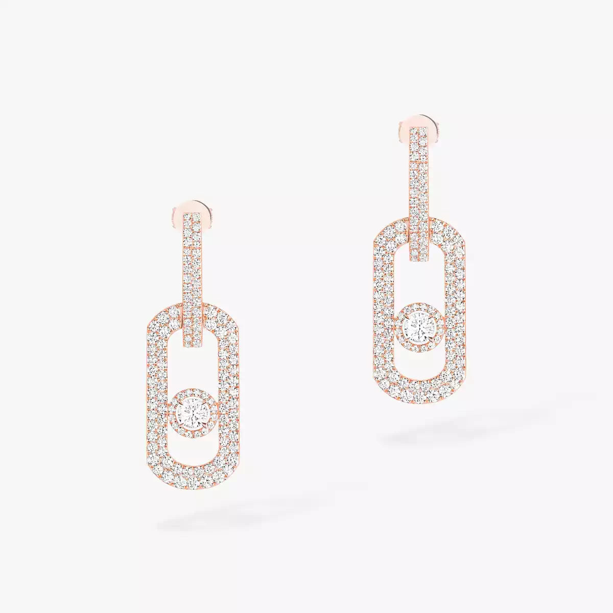 [CiCi]So Move XL Pave_-Set Diamond Pendant Earrings