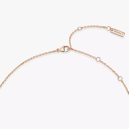 [CiCi]Lucky Eye Diamond Necklace in Rose Gold and Turquoise