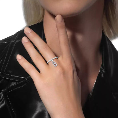 [CiCi] Move Uno Diamond Ring