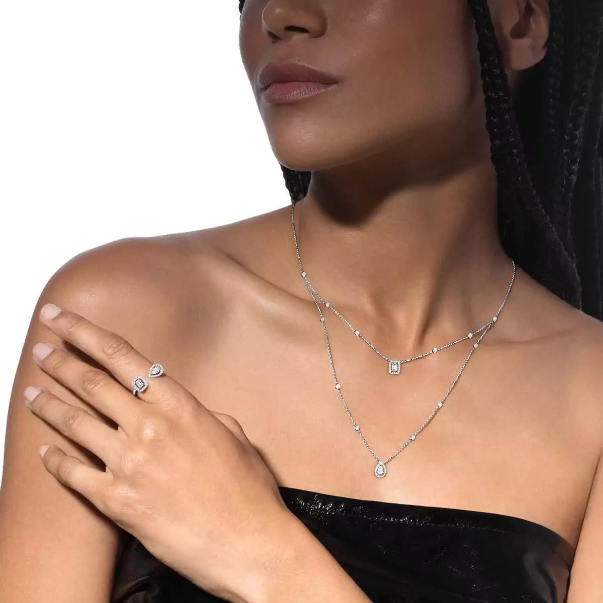 [CiCi]My Twin Toi Gold Diamond Ring