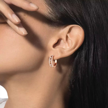 [CiCi]Diamond Pave_ Hoop Earrings Move