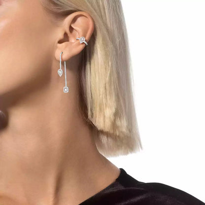 [CiCi]Diamond Drop Earrings My Twin
