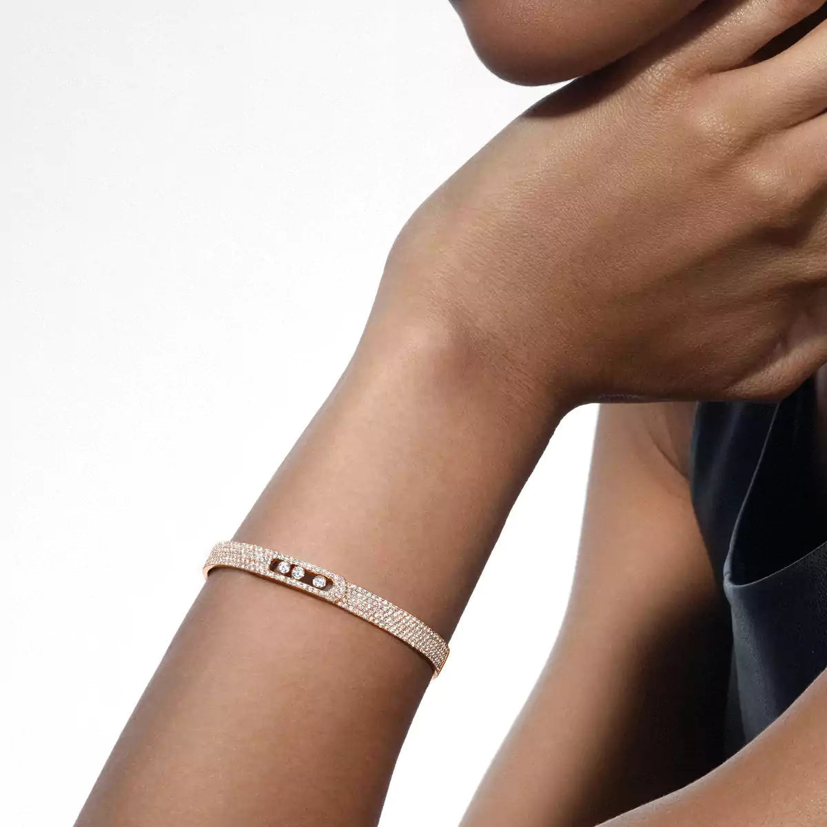 [CiCi]Move Noa Full Pavé Diamond Bangle Bracelet