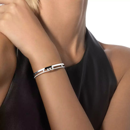 [CiCi]Move Romane Diamond Bangle Bracelet