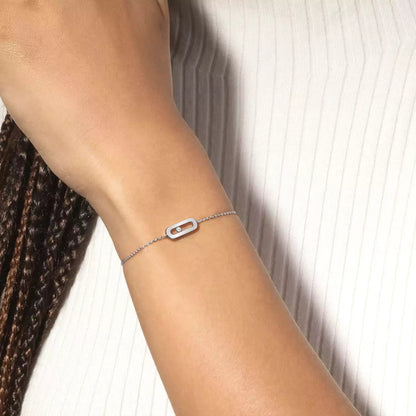 [CiCi]Move Uno Diamond Bracelet