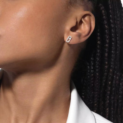 [CiCi]Move Uno Diamond Earrings