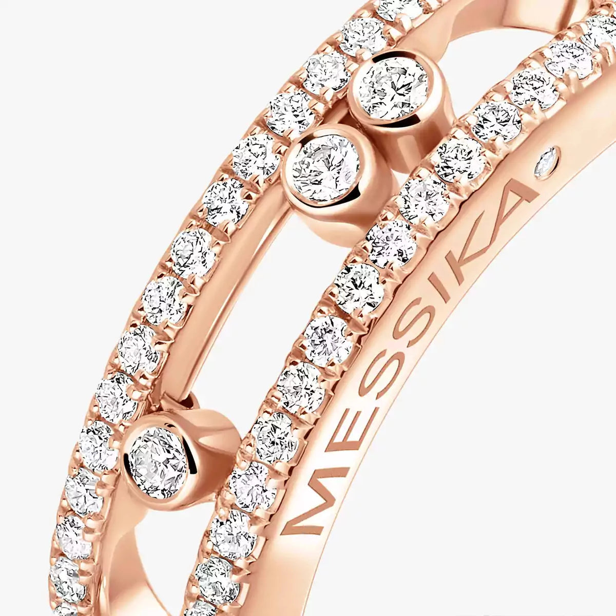 [CiCi] Baby Move Gold Diamond Pave_ Ring