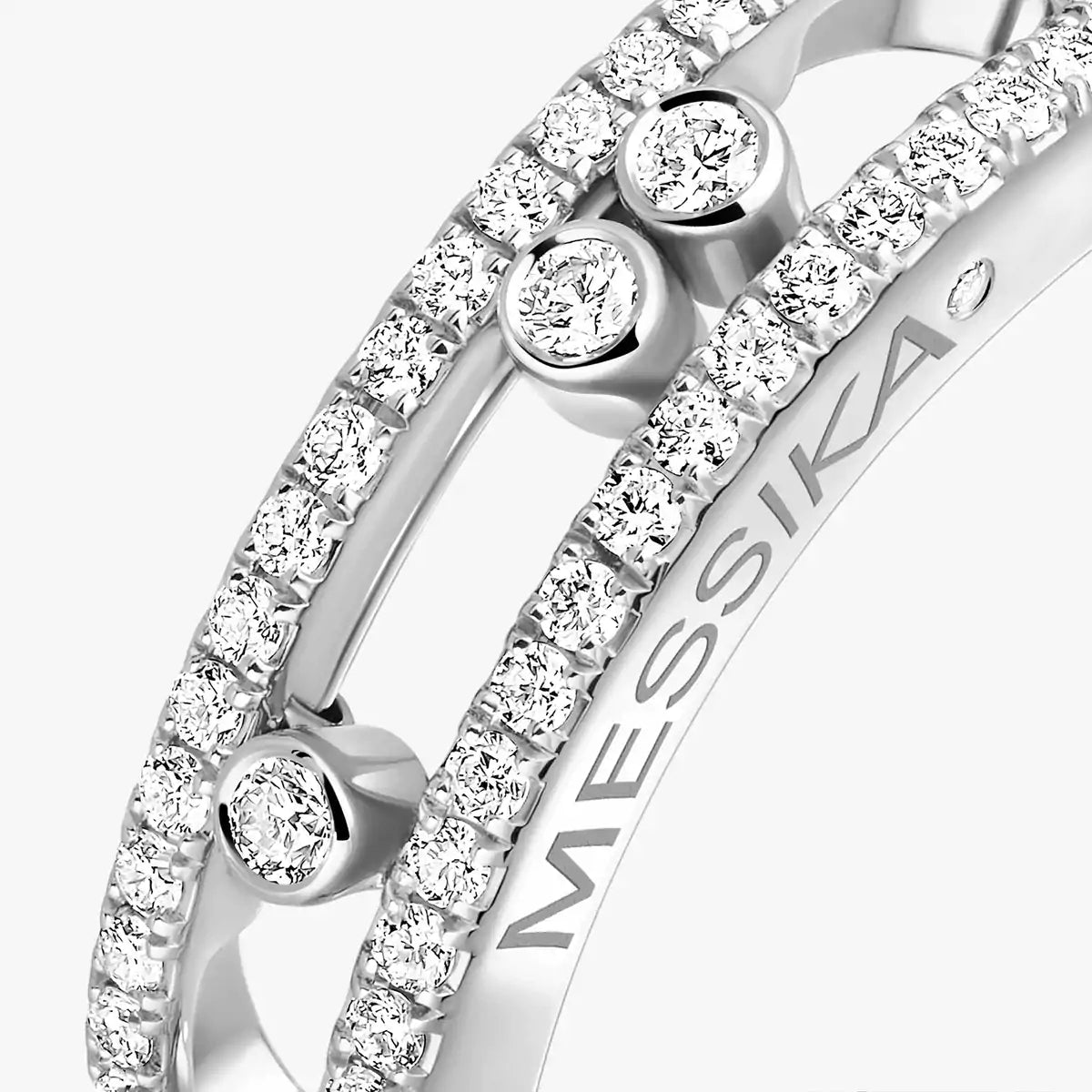 [CiCi] Baby Move Gold Diamond Pave_ Ring