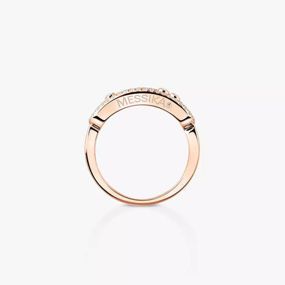 [CiCi] Baby Move Gold Diamond Pave_ Ring