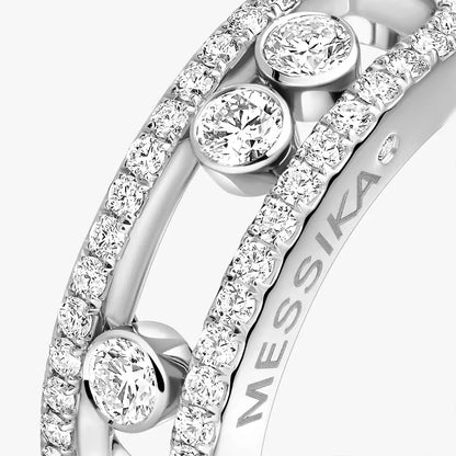 [CiCi] Move Gold Diamond Pave_ Ring