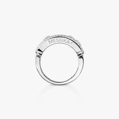 [CiCi] Move Gold Diamond Pave_ Ring