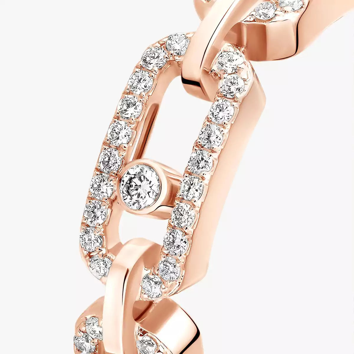 [CiCi]Move Link Pave_-Set Diamond Ring in Gold