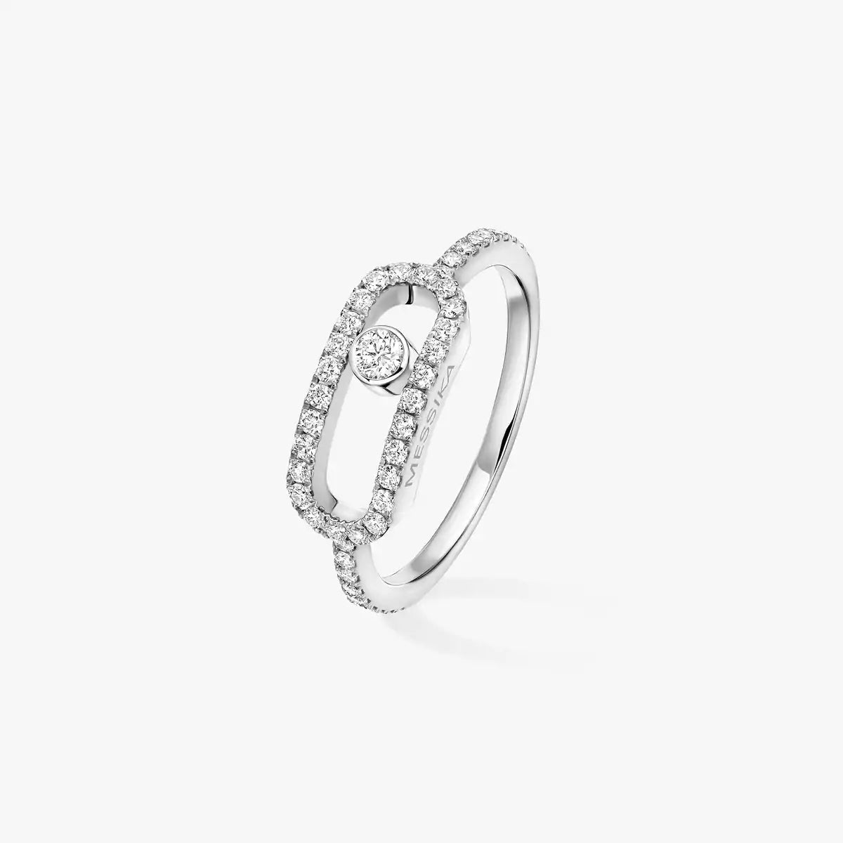 [CiCi]Move Uno Diamond Ring in Gold