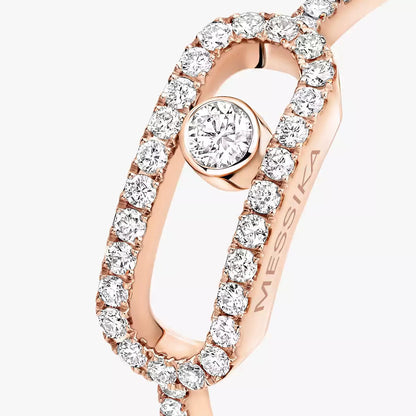 [CiCi]Move Uno Diamond Ring in Gold