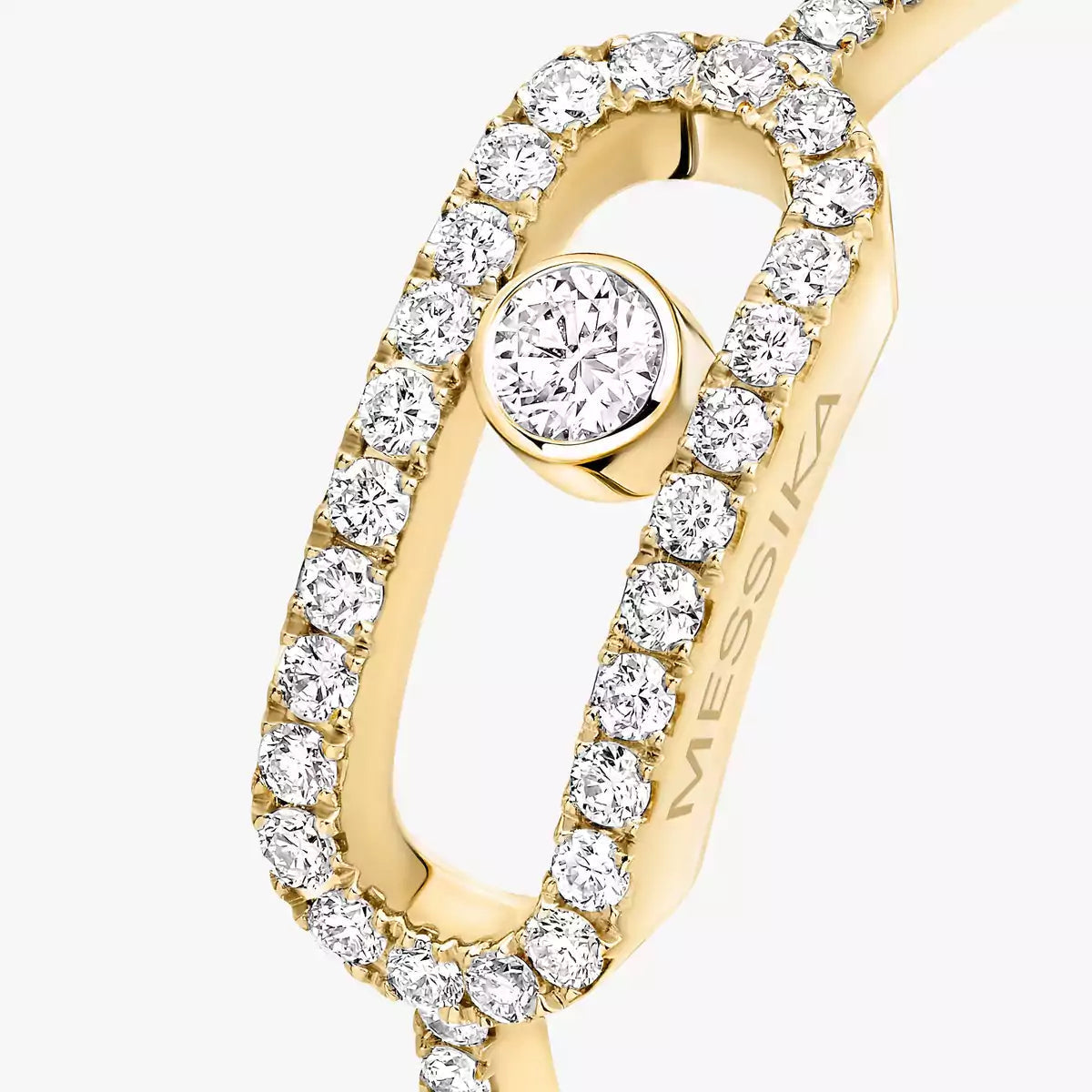 [CiCi]Move Uno Diamond Ring in Gold