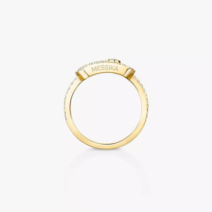 [CiCi]Move Uno Diamond Ring in Gold