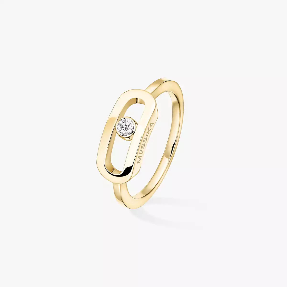 [CiCi]Move Uno Diamond Ring in Gold