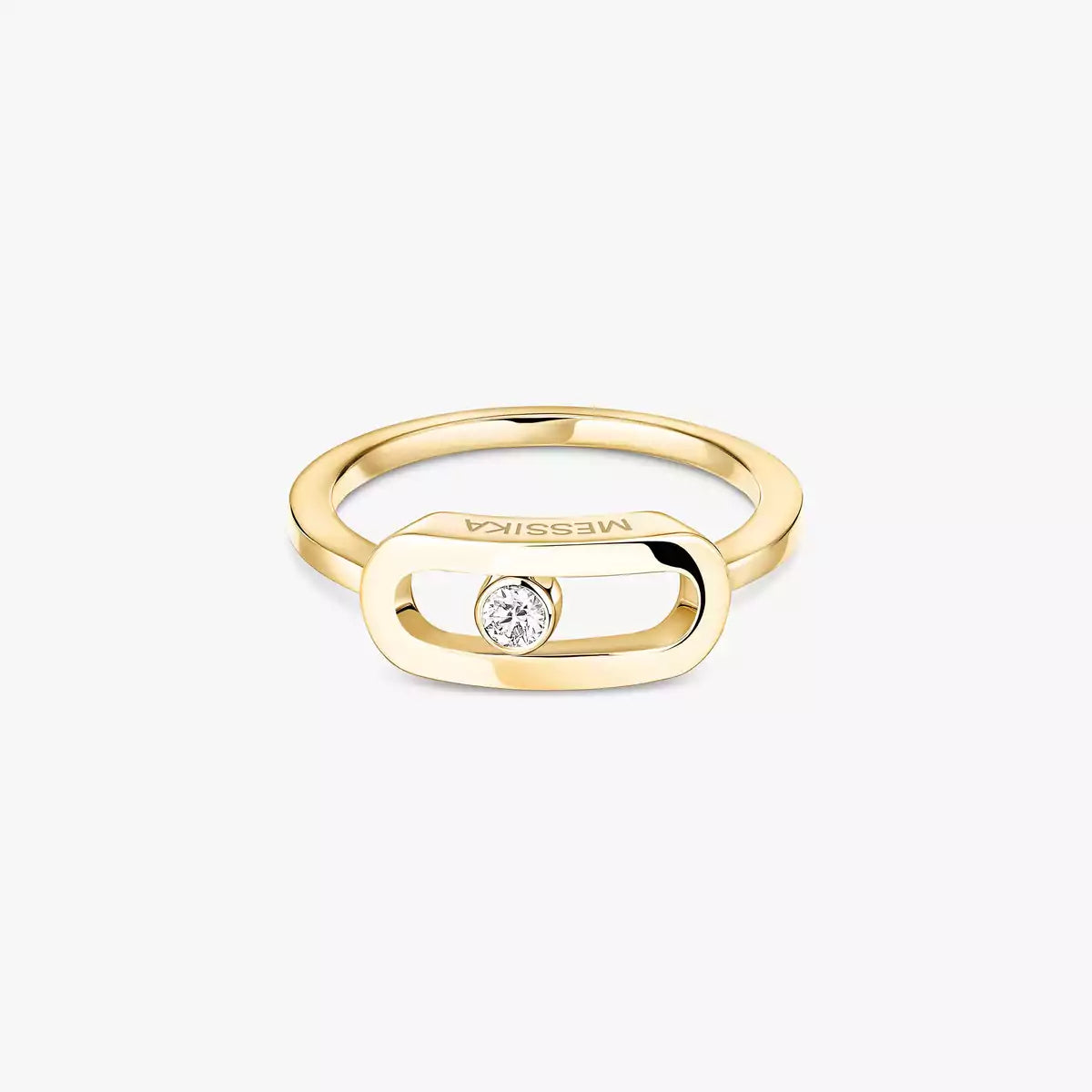 [CiCi]Move Uno Diamond Ring in Gold