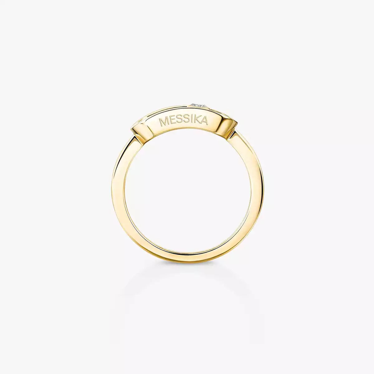 [CiCi]Move Uno Diamond Ring in Gold