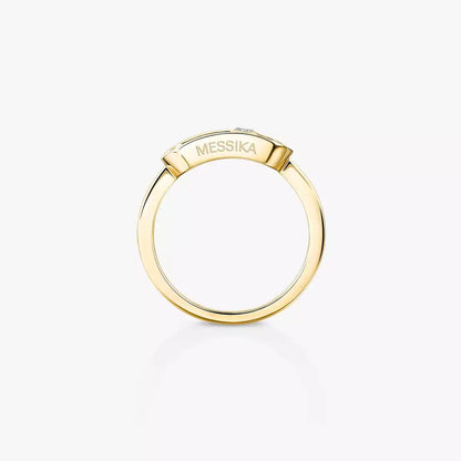 [CiCi]Move Uno Diamond Ring in Gold