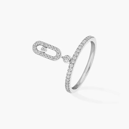 [CiCi] Move Uno Diamond Ring