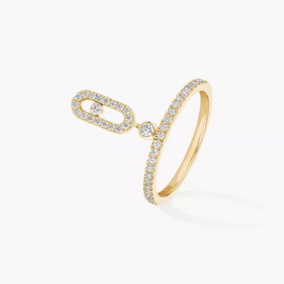 [CiCi] Move Uno Diamond Ring