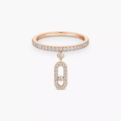 [CiCi] Move Uno Diamond Ring