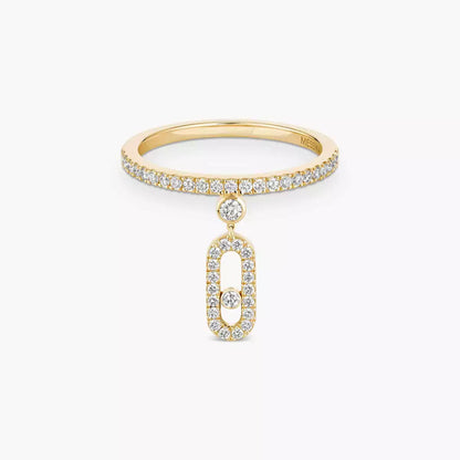 [CiCi] Move Uno Diamond Ring