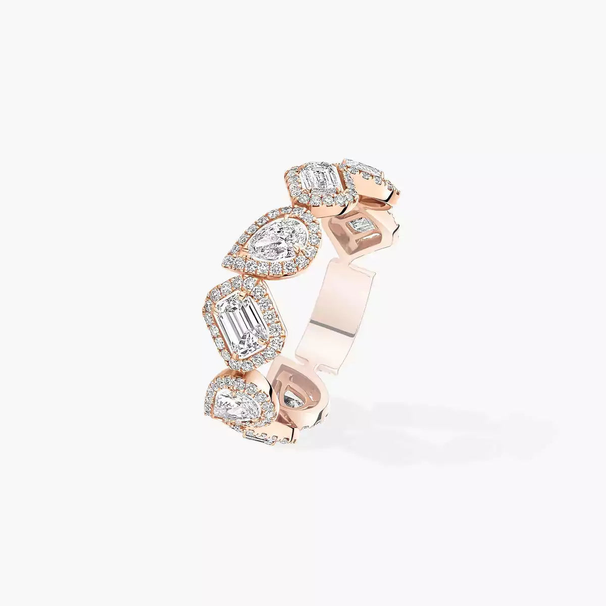[CiCi] Diamond Wedding Ring My Twin
