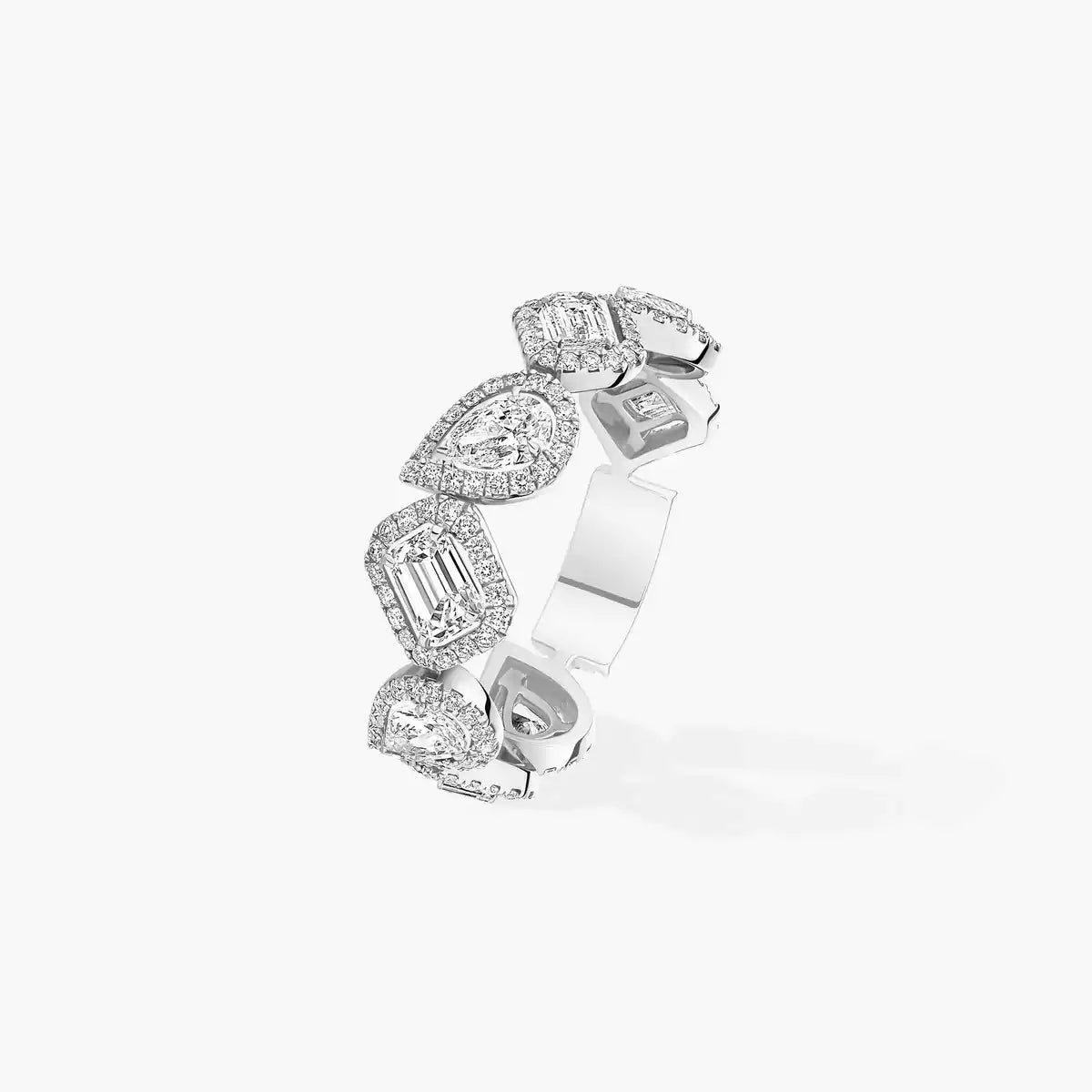 [CiCi] Diamond Wedding Ring My Twin