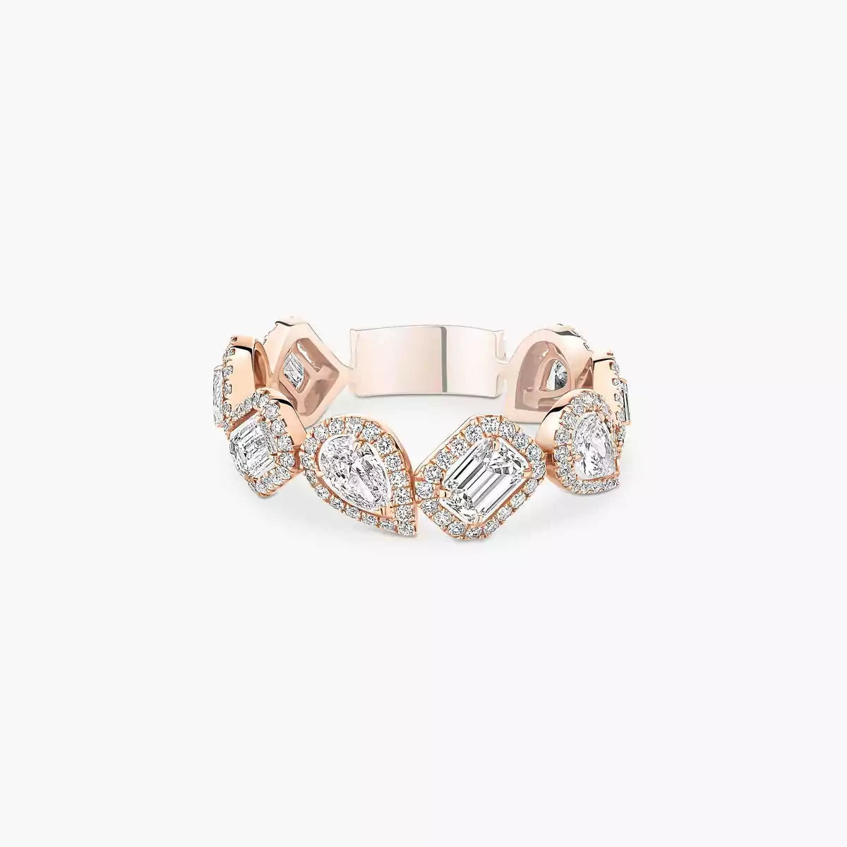 [CiCi] Diamond Wedding Ring My Twin