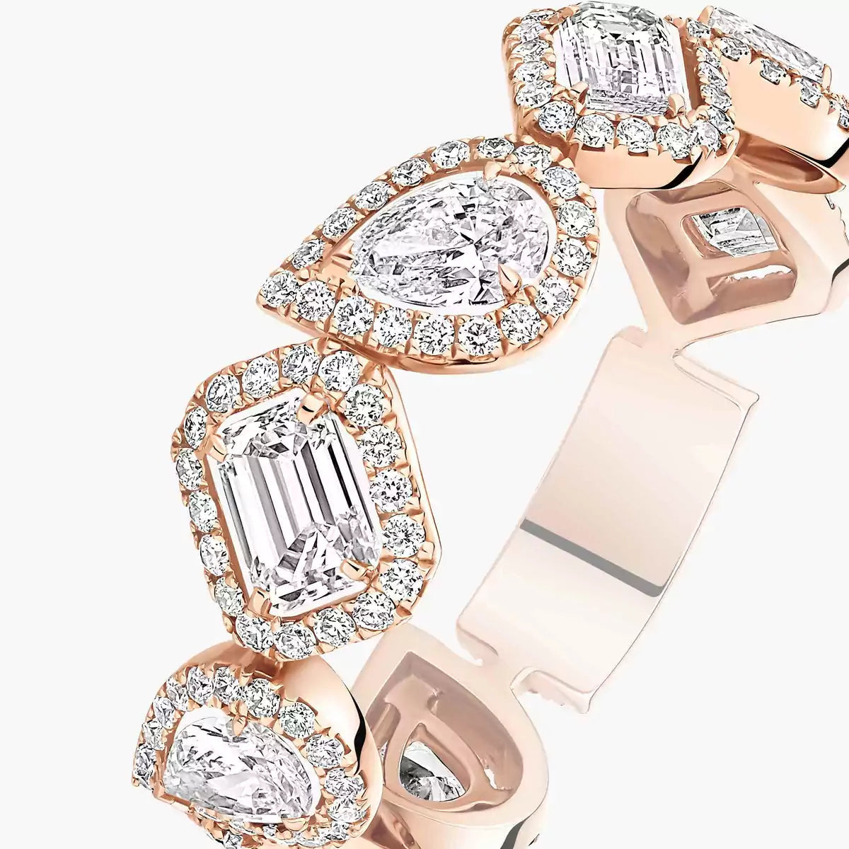 [CiCi] Diamond Wedding Ring My Twin