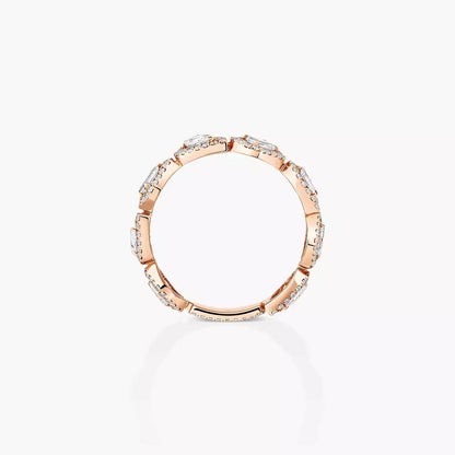 [CiCi] Diamond Wedding Ring My Twin