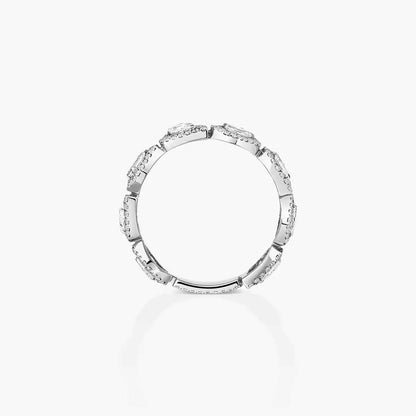 [CiCi] Diamond Wedding Ring My Twin