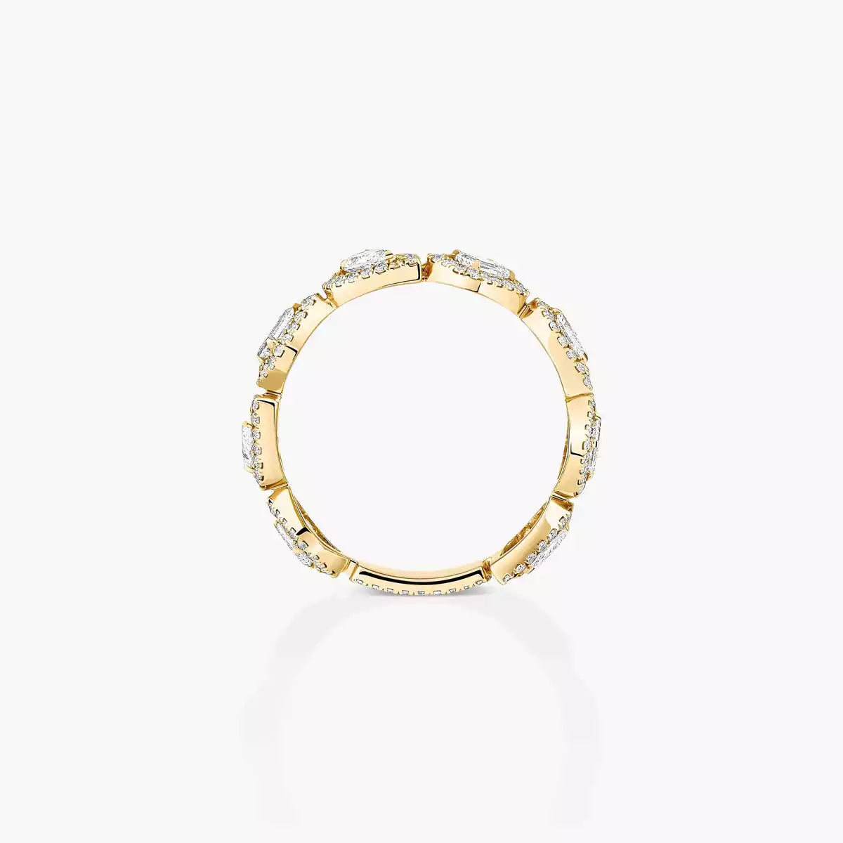 [CiCi] Diamond Wedding Ring My Twin