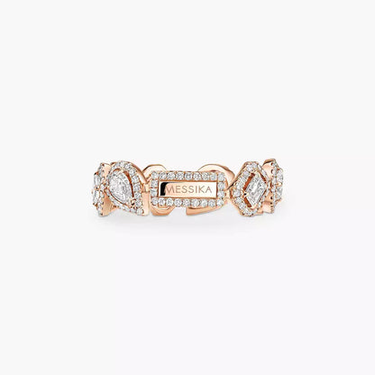 [CiCi] Diamond Wedding Ring My Twin