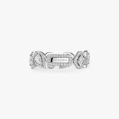 [CiCi] Diamond Wedding Ring My Twin