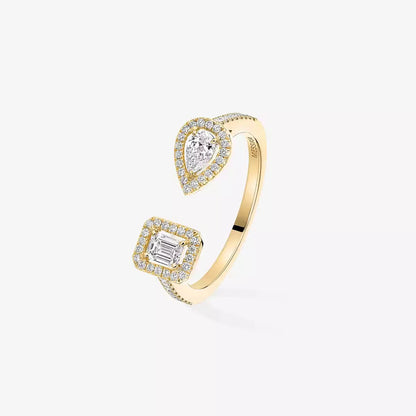 [CiCi]My Twin Toi Gold Diamond Ring