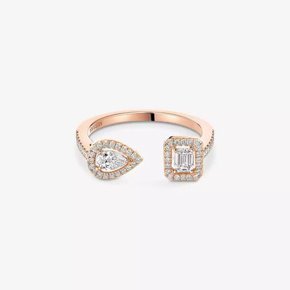 [CiCi]My Twin Toi Gold Diamond Ring