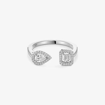 [CiCi]My Twin Toi Gold Diamond Ring