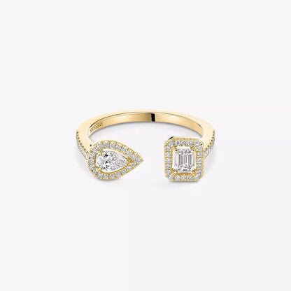 [CiCi]My Twin Toi Gold Diamond Ring