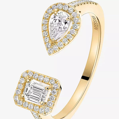 [CiCi]My Twin Toi Gold Diamond Ring